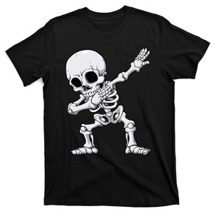 Halloween Dabbing Skeleton Skull Rib Cage Dab Dance T-Shirt