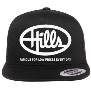 Hills Dept Store Famous For Low Prices Every Day Flat Bill Trucker Hat