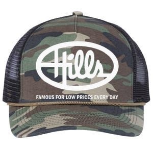 Hills Dept Store Famous For Low Prices Every Day Retro Rope Trucker Hat Cap