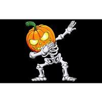 Halloween Dabbing Skeleton Scary Pumpkin Jack O Lantern Bumper Sticker