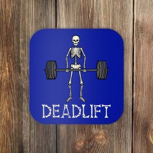 Halloween Deadlift Skeleton Gym Workout Costume Women Coaster