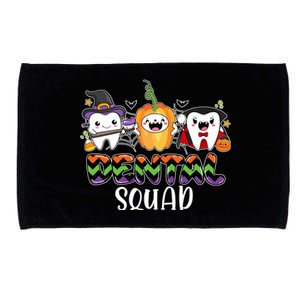 Halloween Dental Squad Trick Or Teeth Cute Ghost Halloween Cool Gift Microfiber Hand Towel