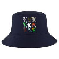 Halloween Dabbing Skeleton Witch And Monsters Cool Comfort Performance Bucket Hat