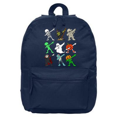 Halloween Dabbing Skeleton Witch And Monsters 16 in Basic Backpack