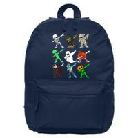 Halloween Dabbing Skeleton Witch And Monsters 16 in Basic Backpack