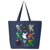 Halloween Dabbing Skeleton Witch And Monsters 25L Jumbo Tote