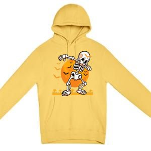 Halloween Dabbing Skeleton Costume Dab Bats Great Gift Premium Pullover Hoodie