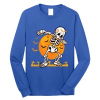 Halloween Dabbing Skeleton Costume Dab Bats Great Gift Long Sleeve Shirt