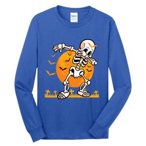 Halloween Dabbing Skeleton Costume Dab Bats Great Gift Tall Long Sleeve T-Shirt