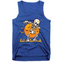 Halloween Dabbing Skeleton Costume Dab Bats Great Gift Tank Top