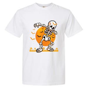 Halloween Dabbing Skeleton Costume Dab Bats Great Gift Garment-Dyed Heavyweight T-Shirt