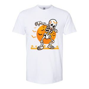 Halloween Dabbing Skeleton Costume Dab Bats Great Gift Softstyle CVC T-Shirt