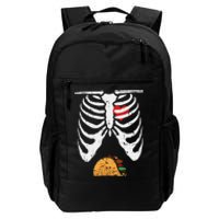 Halloween Dad Skeleton Taco Belly Daily Commute Backpack