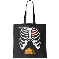 Halloween Dad Skeleton Taco Belly Tote Bag