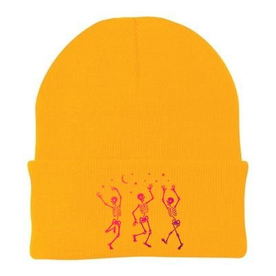 Halloween Dancing Skeletons Gift Knit Cap Winter Beanie