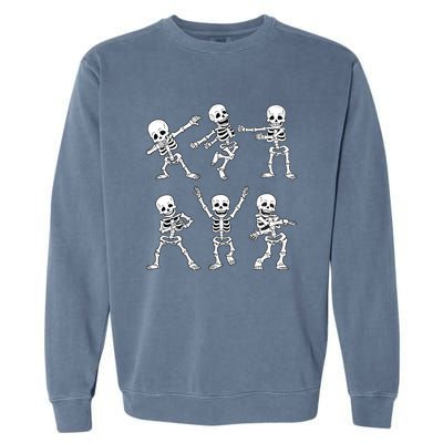 Halloween Dancing Skeletons Dance Challenge Garment-Dyed Sweatshirt