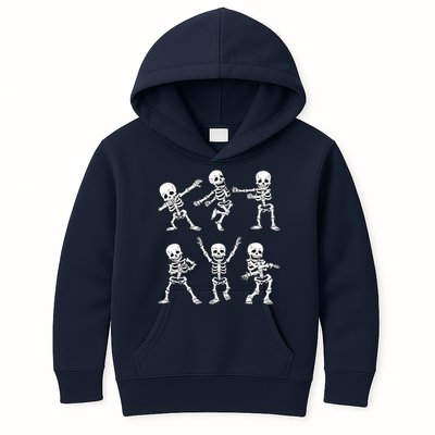 Halloween Dancing Skeletons Dance Challenge Kids Hoodie