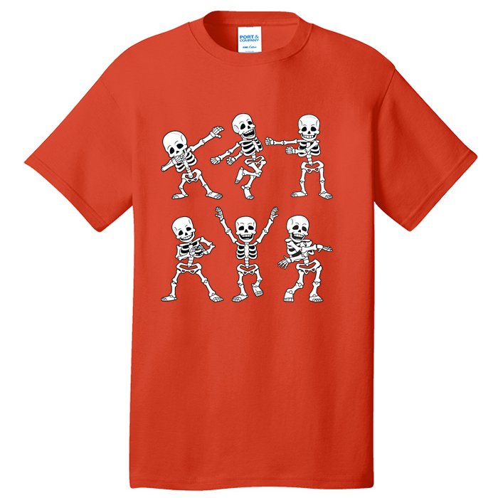 Halloween Dancing Skeletons Dance Challenge Tall T-Shirt