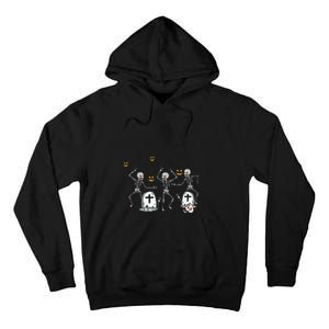 Halloween Dancing Skeleton Tall Hoodie