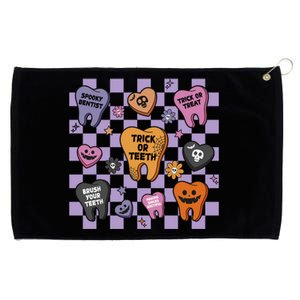 Halloween Dentist Spooky Th Dental Hygienist Halloween Gift Grommeted Golf Towel