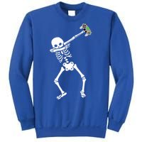 Halloween Dabbing Skeleton Gamer Dab Video Games Funny Gift Sweatshirt