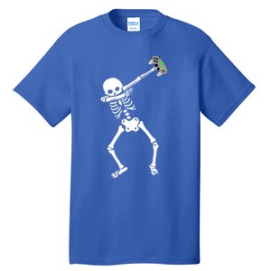 Halloween Dabbing Skeleton Gamer Dab Video Games Funny Gift Tall T-Shirt