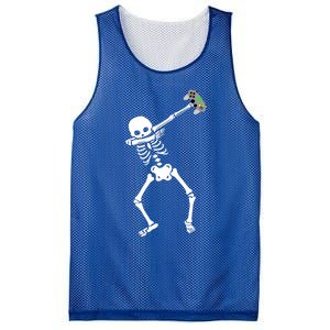 Halloween Dabbing Skeleton Gamer Dab Video Games Funny Gift Mesh Reversible Basketball Jersey Tank