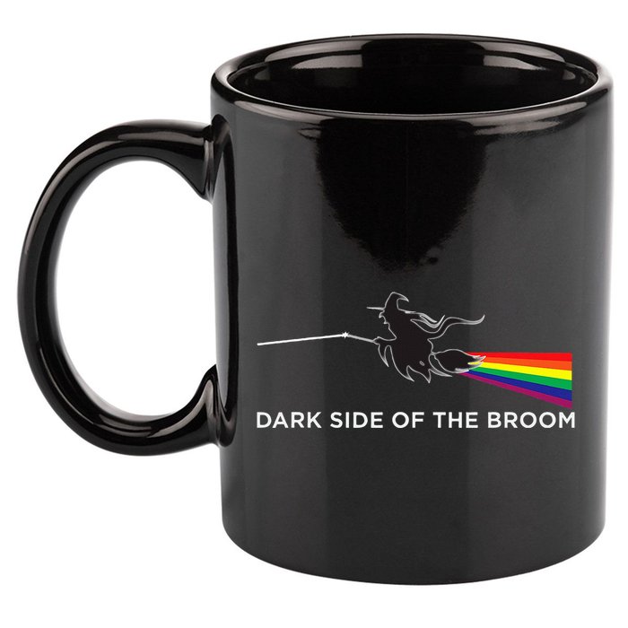 Halloween Dark Side Of The Broom Classic Rock Witch 11oz C Handle Ceramic Mug