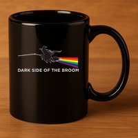 Halloween Dark Side Of The Broom Classic Rock Witch 11oz C Handle Ceramic Mug