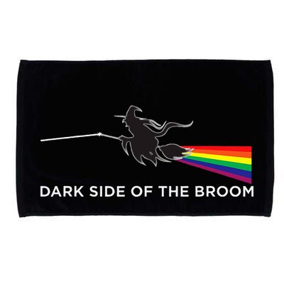 Halloween Dark Side Of The Broom Classic Rock Witch Microfiber Hand Towel