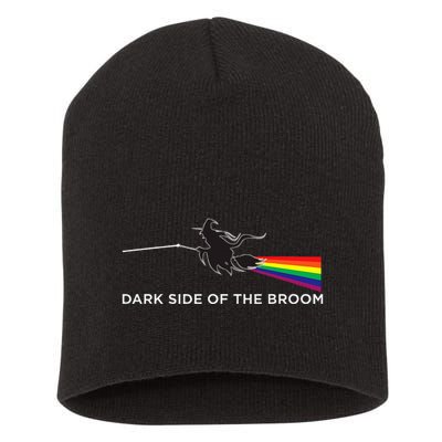 Halloween Dark Side Of The Broom Classic Rock Witch Short Acrylic Beanie