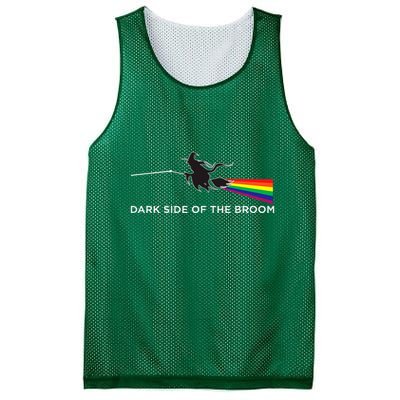Halloween Dark Side Of The Broom Classic Rock Witch Mesh Reversible Basketball Jersey Tank