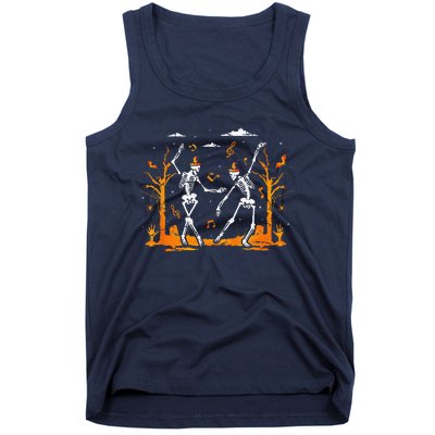 Halloween Dancer Spooky Dancing Skeleton Trick Or Treating Tank Top