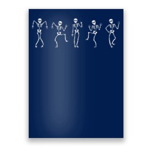 Halloween Dancing Skeletons Spooky Season Poster