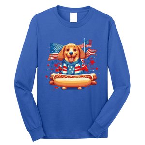 Hot Dog Sausages Frank Day Merican Sarcastic Food Animal Meaningful Gift Long Sleeve Shirt