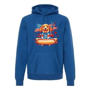 Hot Dog Sausages Frank Day Merican Sarcastic Food Animal Meaningful Gift Premium Hoodie