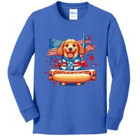 Hot Dog Sausages Frank Day Merican Sarcastic Food Animal Meaningful Gift Kids Long Sleeve Shirt