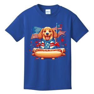 Hot Dog Sausages Frank Day Merican Sarcastic Food Animal Meaningful Gift Kids T-Shirt