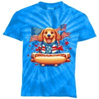 Hot Dog Sausages Frank Day Merican Sarcastic Food Animal Meaningful Gift Kids Tie-Dye T-Shirt