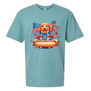 Hot Dog Sausages Frank Day Merican Sarcastic Food Animal Meaningful Gift Sueded Cloud Jersey T-Shirt