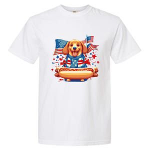 Hot Dog Sausages Frank Day Merican Sarcastic Food Animal Meaningful Gift Garment-Dyed Heavyweight T-Shirt