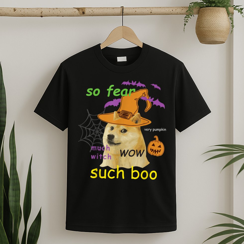 Halloween Doge Shirt Meme Costume T-Shirt