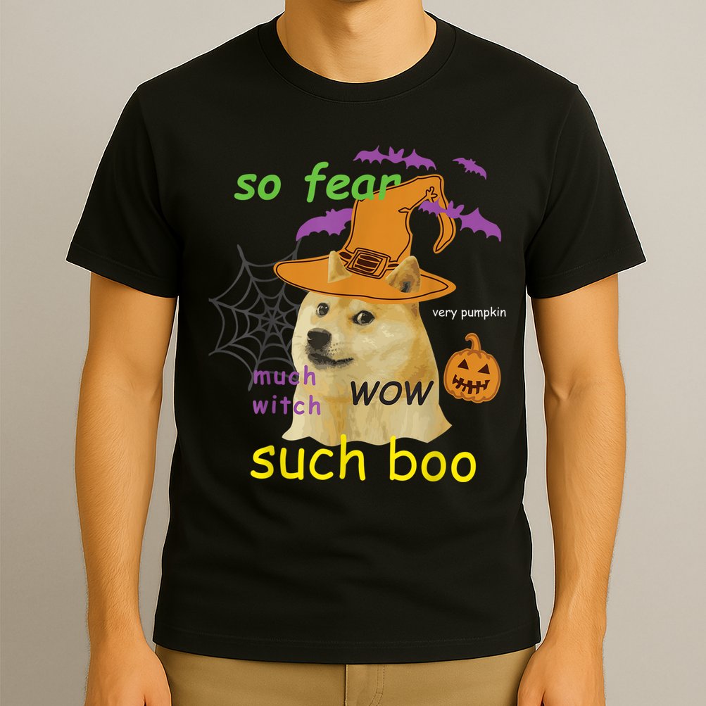 Halloween Doge Shirt Meme Costume T-Shirt