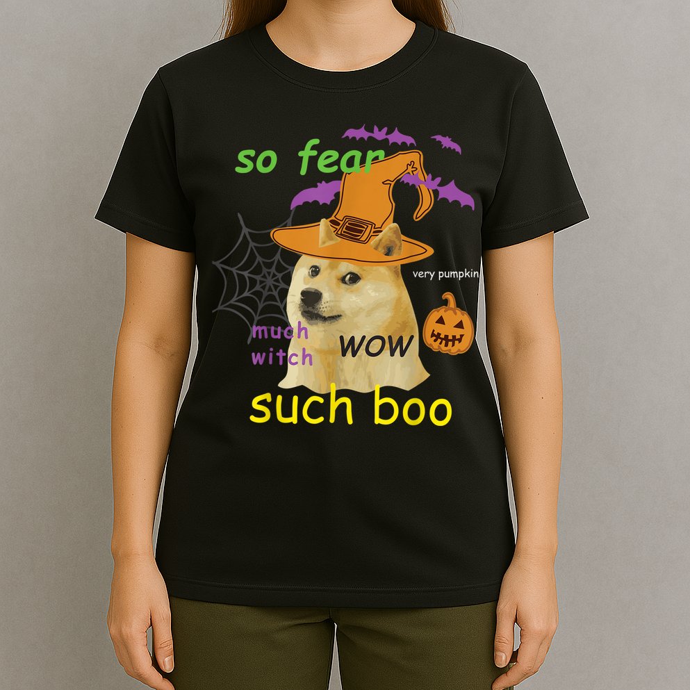 Halloween Doge Shirt Meme Costume T-Shirt
