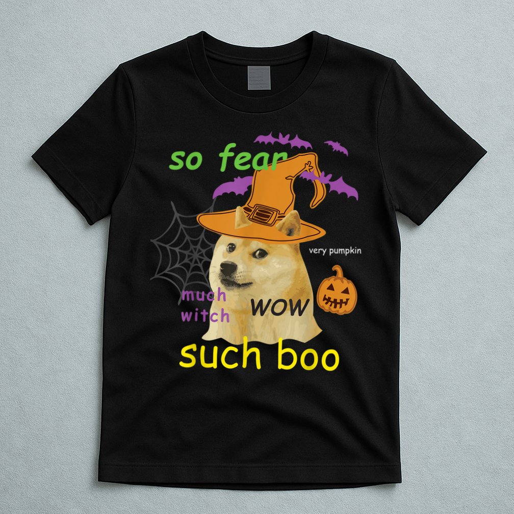 Halloween Doge Shirt Meme Costume T-Shirt