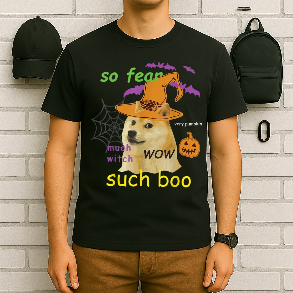 Halloween Doge Shirt Meme Costume T-Shirt