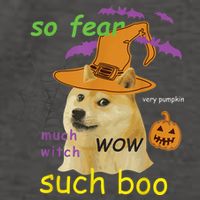 Halloween Doge Shirt Meme Costume Vector Backpack