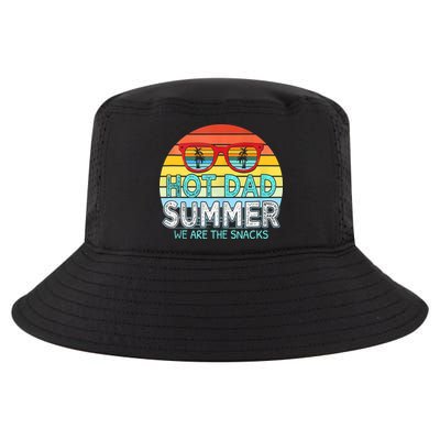 Hot Dad Summer Snacks With Chill Sunglass Vintage Apparel Cool Comfort Performance Bucket Hat