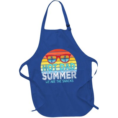 Hot Dad Summer Snacks With Chill Sunglass Vintage Apparel Apron