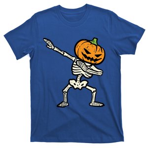 Halloween Dab Skeleton Pumpkin Costume Gift T-Shirt